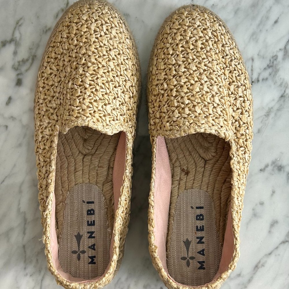 Raffia Espadrilles – Manebí